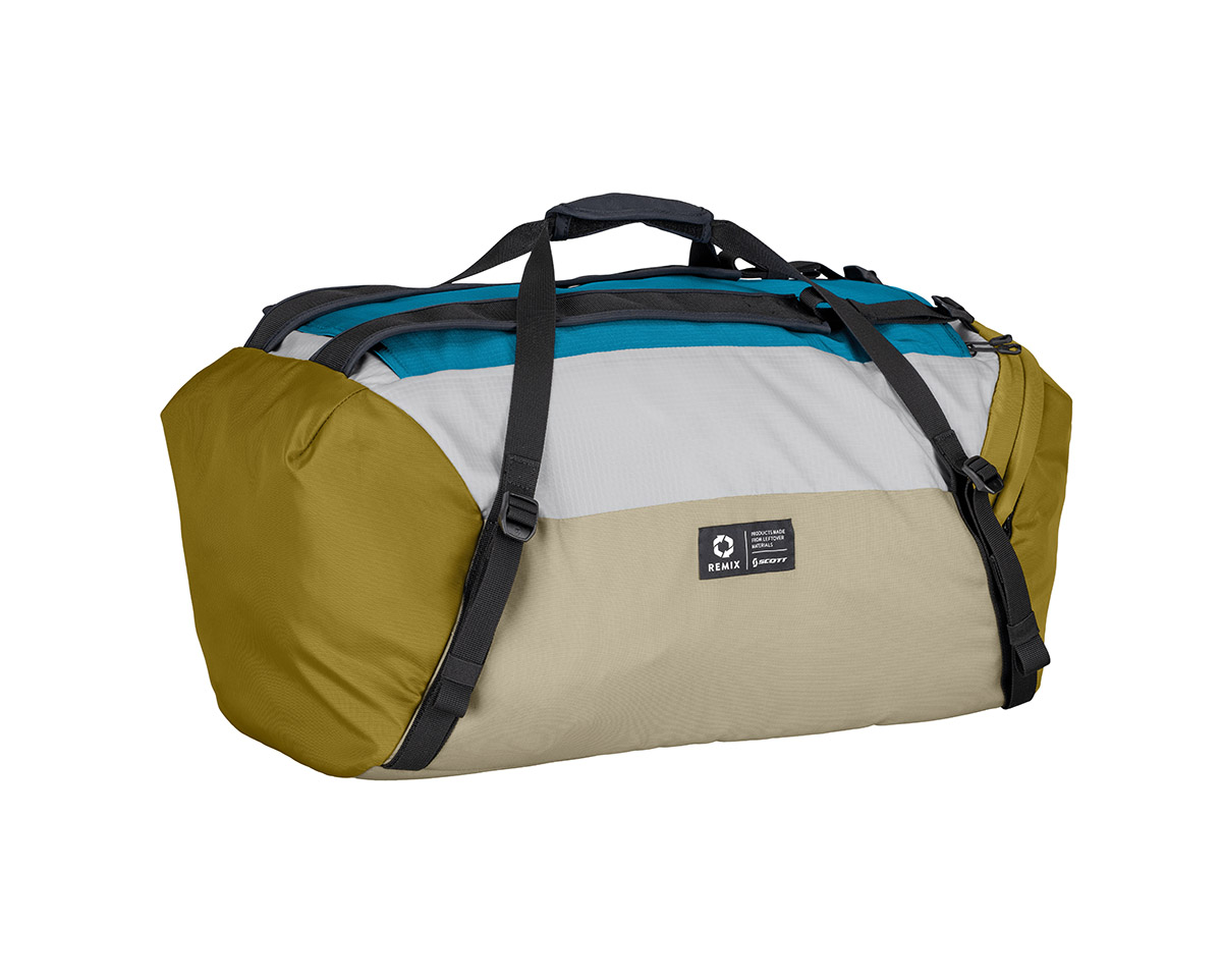 Sac de voyage TRAVEL REMIX 40 DUFFLE Beige/Bleu Nuit